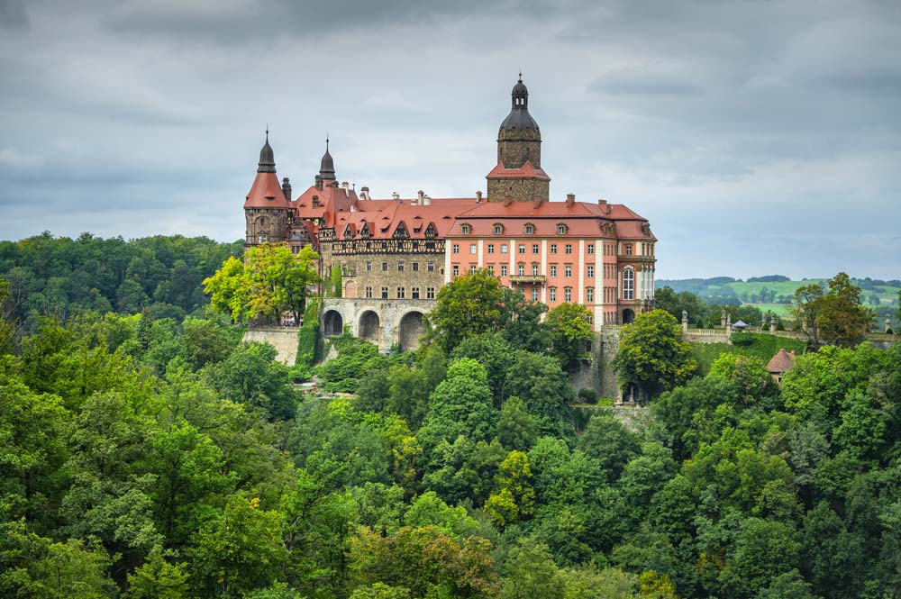 Zamek Książ w pełnej okazałości