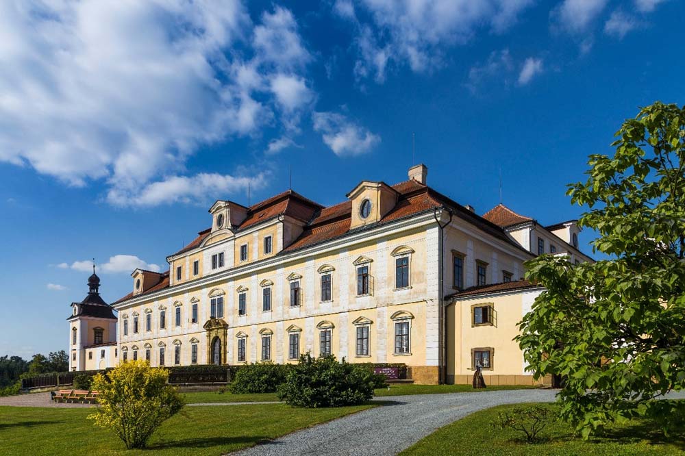 Pałac Rychnov nad Kněžnou w Czechach w kraju kralowohradeckim
