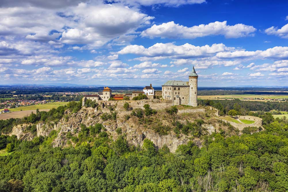 Zamek Kunětická Hora to niezdobyta twierdza Husytów